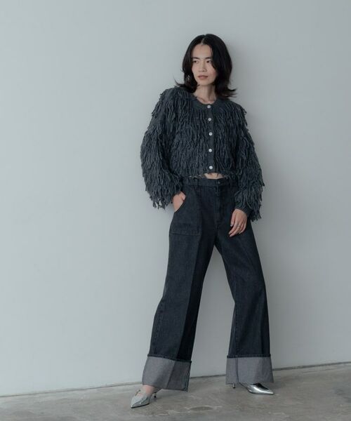 GALLEST / ギャレスト カーディガン・ボレロ | クロップドループカーディガン | 詳細14