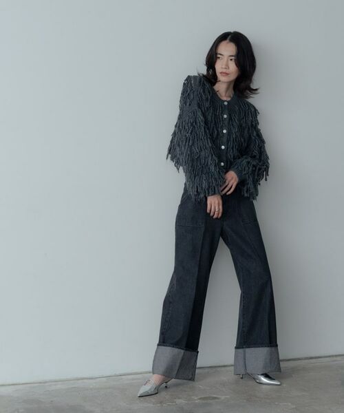 GALLEST / ギャレスト カーディガン・ボレロ | クロップドループカーディガン | 詳細15