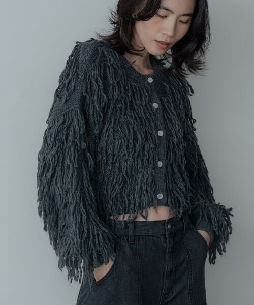 GALLEST / ギャレスト カーディガン・ボレロ | クロップドループカーディガン | 詳細16