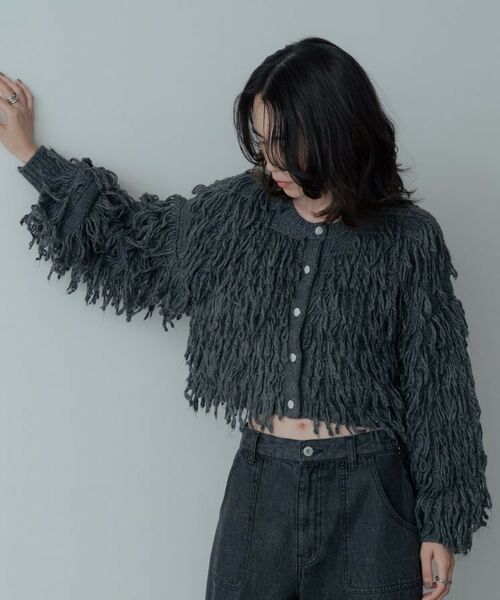 GALLEST / ギャレスト カーディガン・ボレロ | クロップドループカーディガン | 詳細18