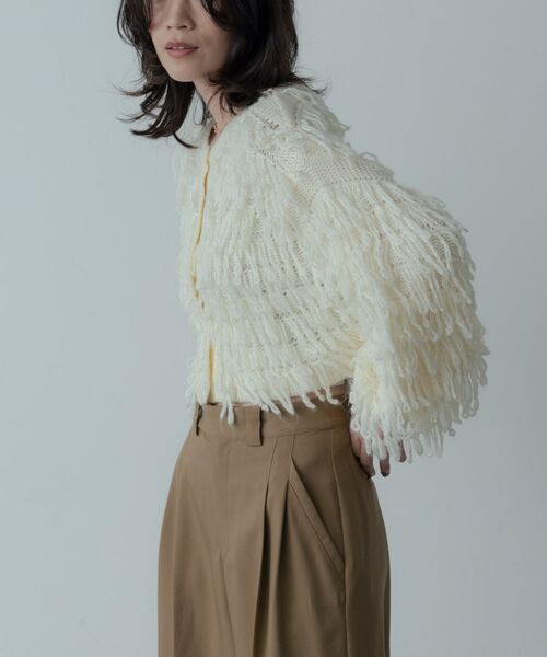 GALLEST / ギャレスト カーディガン・ボレロ | クロップドループカーディガン | 詳細9