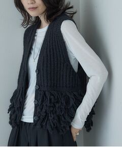 GALLEST / ギャレスト ニット・セーター | Vネックループニットベスト