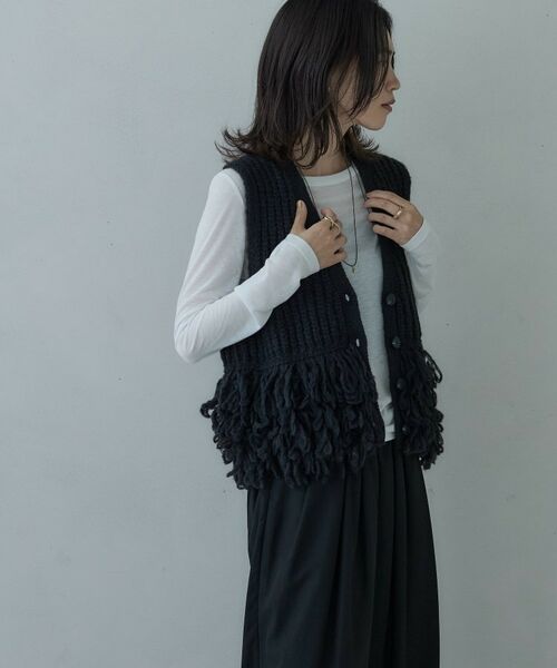 GALLEST / ギャレスト ニット・セーター | Vネックループニットベスト | 詳細11