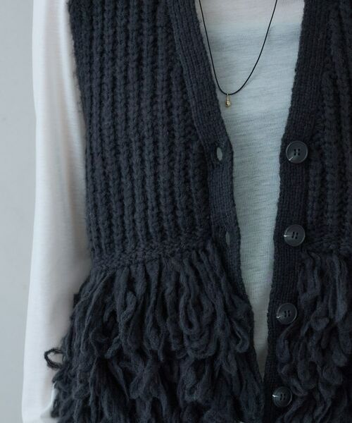GALLEST / ギャレスト ニット・セーター | Vネックループニットベスト | 詳細12