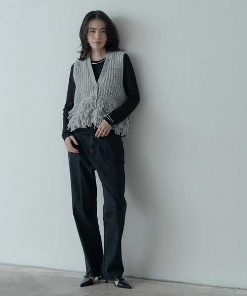 GALLEST / ギャレスト ニット・セーター | Vネックループニットベスト | 詳細2