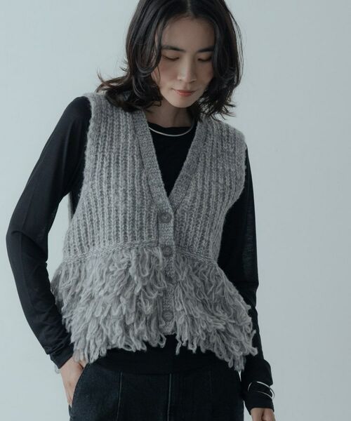 GALLEST / ギャレスト ニット・セーター | Vネックループニットベスト | 詳細3