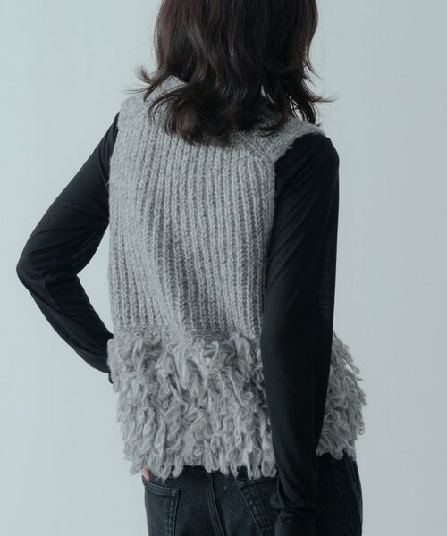 GALLEST / ギャレスト ニット・セーター | Vネックループニットベスト | 詳細4