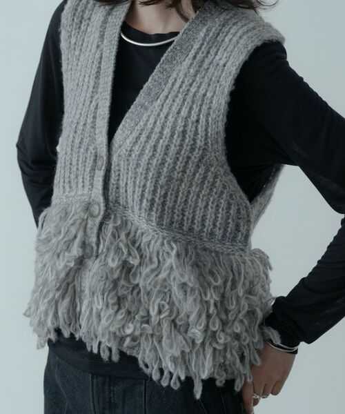 GALLEST / ギャレスト ニット・セーター | Vネックループニットベスト | 詳細7