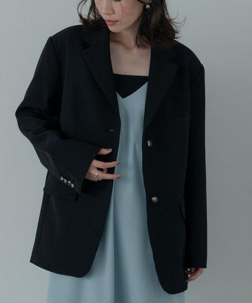GALLEST/ギャレスト ダブルクロスオーバージャケット ブラック(019) 38(M) GALLEST/ギャレスト ダブルクロスオーバージャケット ブラック(019) 38(M)