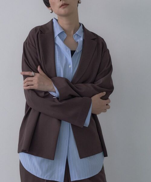 GALLEST / ギャレスト テーラードジャケット | Comfy SET UP｜ダブルブレストイージージャケット【セットアップ対応】 | 詳細10