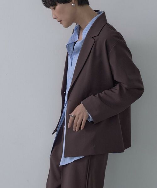GALLEST / ギャレスト テーラードジャケット | Comfy SET UP｜ダブルブレストイージージャケット【セットアップ対応】 | 詳細12