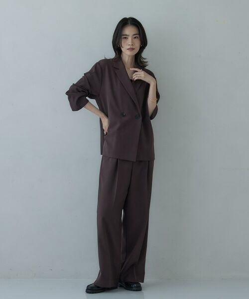 GALLEST / ギャレスト テーラードジャケット | Comfy SET UP｜ダブルブレストイージージャケット【セットアップ対応】 | 詳細2