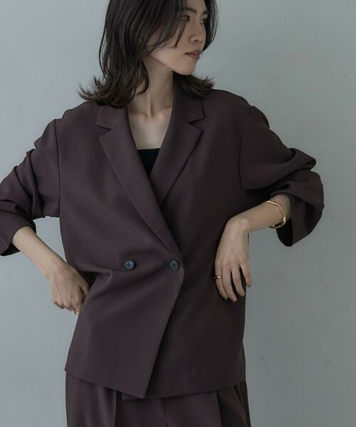 GALLEST / ギャレスト テーラードジャケット | Comfy SET UP｜ダブルブレストイージージャケット【セットアップ対応】 | 詳細3