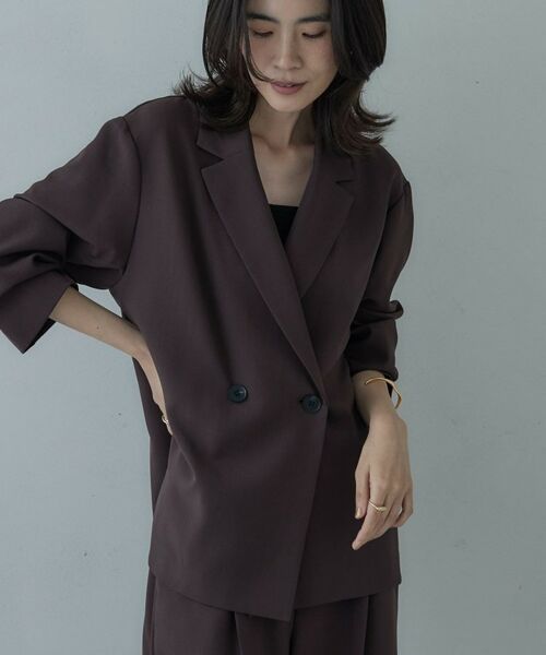 GALLEST / ギャレスト テーラードジャケット | Comfy SET UP｜ダブルブレストイージージャケット【セットアップ対応】 | 詳細4