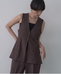 GALLEST / ギャレスト ベスト | Comfy SET UP｜ペプラムイージージレ【セットアップ対応】