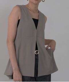 GALLEST / ギャレスト ベスト | Comfy SET UP｜ペプラムイージージレ【セットアップ対応】