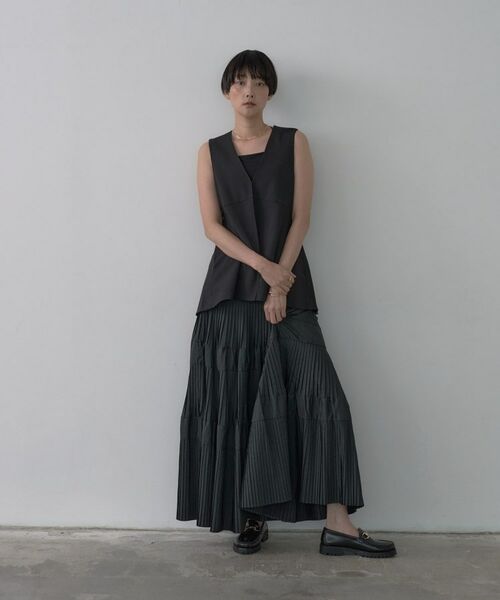 GALLEST / ギャレスト ベスト | Comfy SET UP|ペプラムイージージレ【セットアップ対応】 | 詳細1