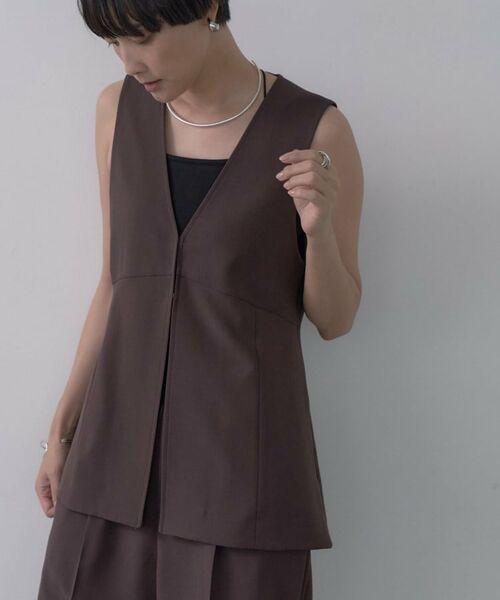 GALLEST / ギャレスト ベスト | Comfy SET UP|ペプラムイージージレ【セットアップ対応】 | 詳細12