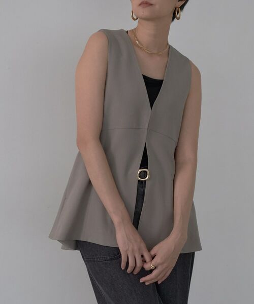 GALLEST / ギャレスト ベスト | Comfy SET UP|ペプラムイージージレ【セットアップ対応】 | 詳細18