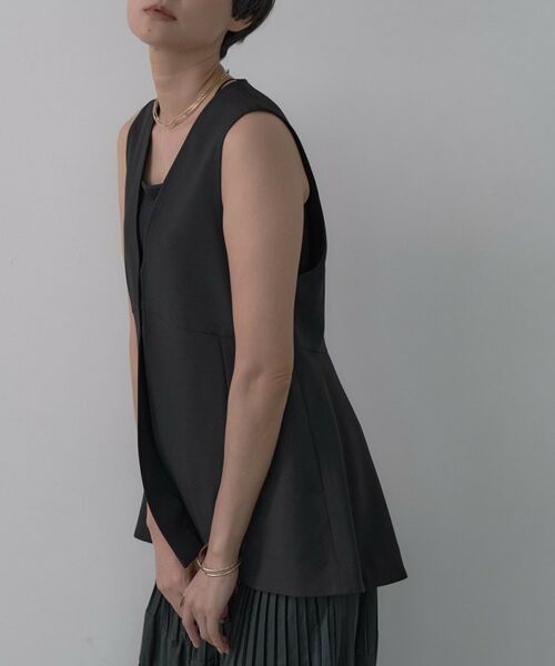 GALLEST / ギャレスト ベスト | Comfy SET UP|ペプラムイージージレ【セットアップ対応】 | 詳細6