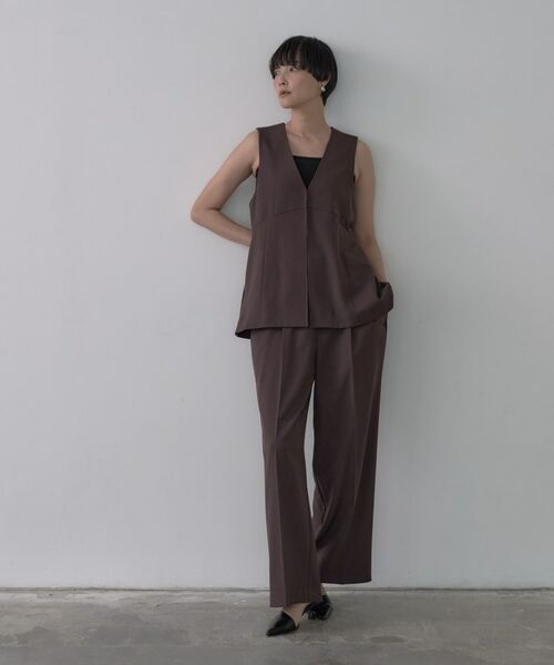 GALLEST / ギャレスト ベスト | Comfy SET UP|ペプラムイージージレ【セットアップ対応】 | 詳細8