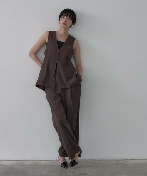 GALLEST / ギャレスト ベスト | Comfy SET UP|ペプラムイージージレ【セットアップ対応】 | 詳細9