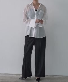 GALLEST / ギャレスト パンツ | Comfy SET UP｜イージーストレートワイドパンツ【セットアップ対応／通勤/カセット服】