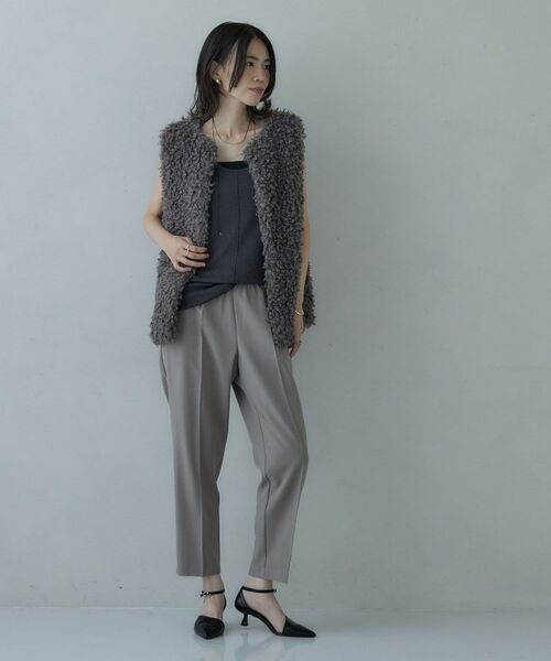 GALLEST / ギャレスト ショート・ハーフ・半端丈パンツ | Comfy SET UP｜イージーテーパードパンツ【セットアップ対応／通勤/カセット服】 | 詳細1