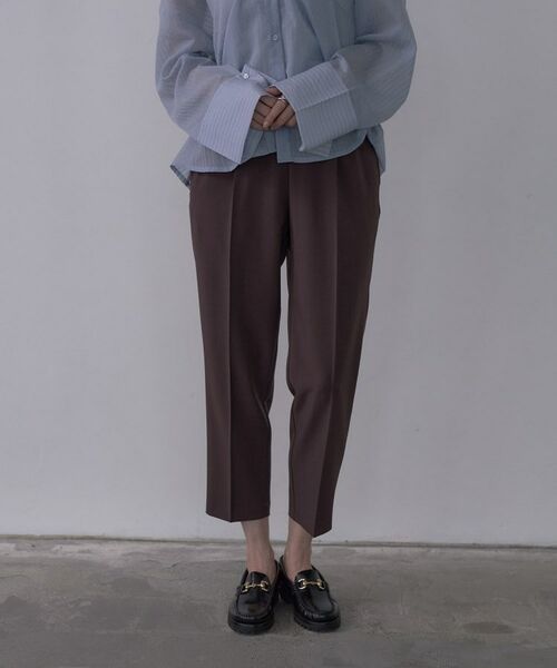 GALLEST / ギャレスト ショート・ハーフ・半端丈パンツ | Comfy SET UP｜イージーテーパードパンツ【セットアップ対応／通勤/カセット服】 | 詳細15
