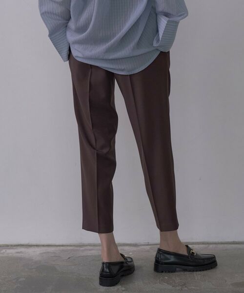 GALLEST / ギャレスト ショート・ハーフ・半端丈パンツ | Comfy SET UP｜イージーテーパードパンツ【セットアップ対応／通勤/カセット服】 | 詳細17