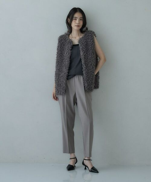 GALLEST / ギャレスト ショート・ハーフ・半端丈パンツ | Comfy SET UP｜イージーテーパードパンツ【セットアップ対応／通勤/カセット服】 | 詳細2