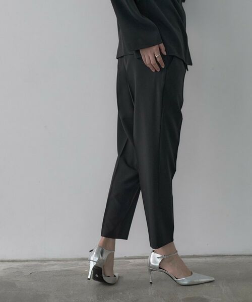 GALLEST / ギャレスト ショート・ハーフ・半端丈パンツ | Comfy SET UP｜イージーテーパードパンツ【セットアップ対応／通勤/カセット服】 | 詳細21