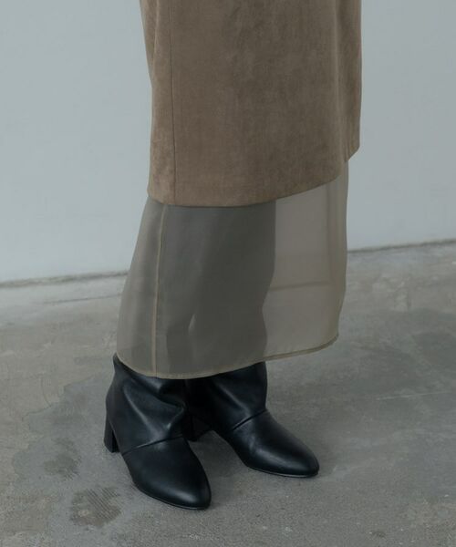 GALLEST / ギャレスト ロング・マキシ丈スカート | スエードライクレイヤースカート | 詳細16