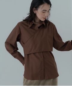 GALLEST / ギャレスト シャツ・ブラウス | アシメジレシャツ