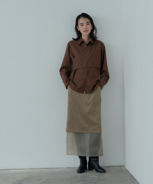 GALLEST / ギャレスト シャツ・ブラウス | アシメジレシャツ | 詳細1
