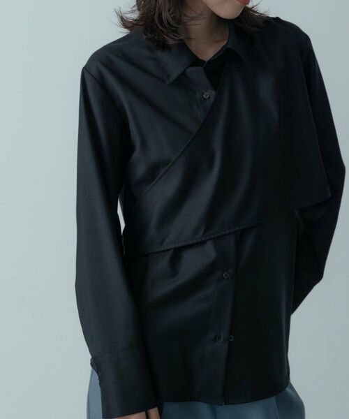 GALLEST / ギャレスト シャツ・ブラウス | アシメジレシャツ | 詳細13