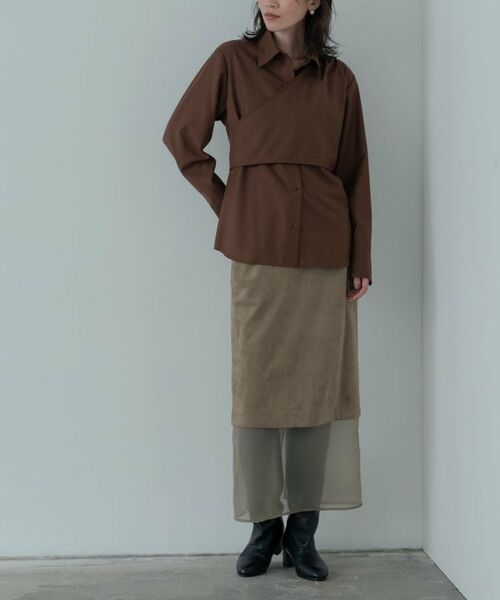 GALLEST / ギャレスト シャツ・ブラウス | アシメジレシャツ | 詳細2