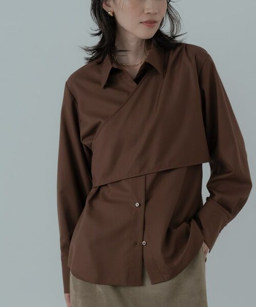 GALLEST / ギャレスト シャツ・ブラウス | アシメジレシャツ | 詳細3