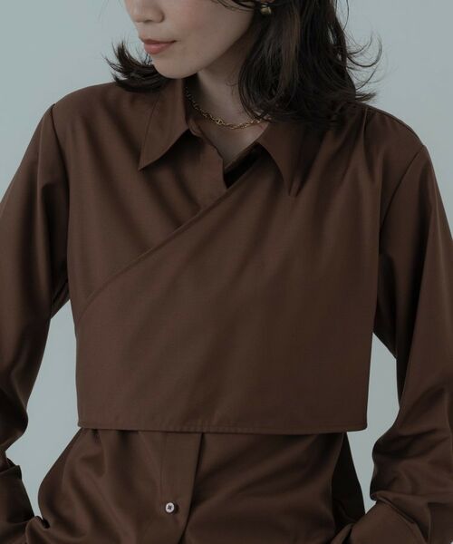 GALLEST / ギャレスト シャツ・ブラウス | アシメジレシャツ | 詳細7