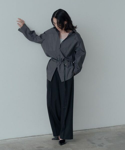 GALLEST / ギャレスト シャツ・ブラウス | Timeless｜ビッグポケットフォルムシャツ | 詳細20