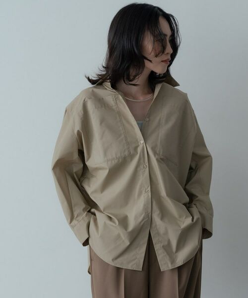 GALLEST / ギャレスト シャツ・ブラウス | Timeless｜ビッグポケットフォルムシャツ | 詳細9
