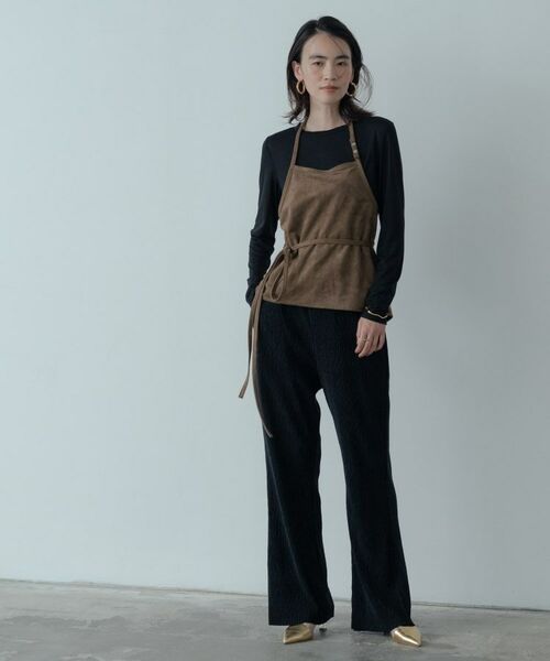 GALLEST / ギャレスト シャツ・ブラウス | スエードライクラップジレ | 詳細11