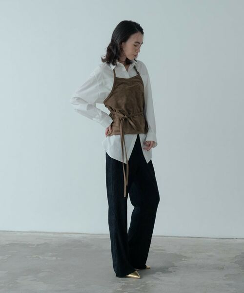 GALLEST / ギャレスト シャツ・ブラウス | スエードライクラップジレ | 詳細2