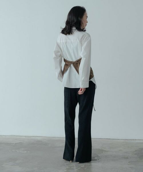 GALLEST / ギャレスト シャツ・ブラウス | スエードライクラップジレ | 詳細3