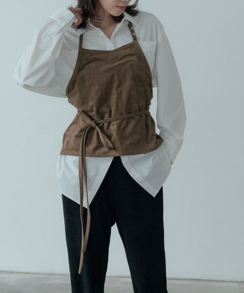 GALLEST / ギャレスト シャツ・ブラウス | スエードライクラップジレ | 詳細5