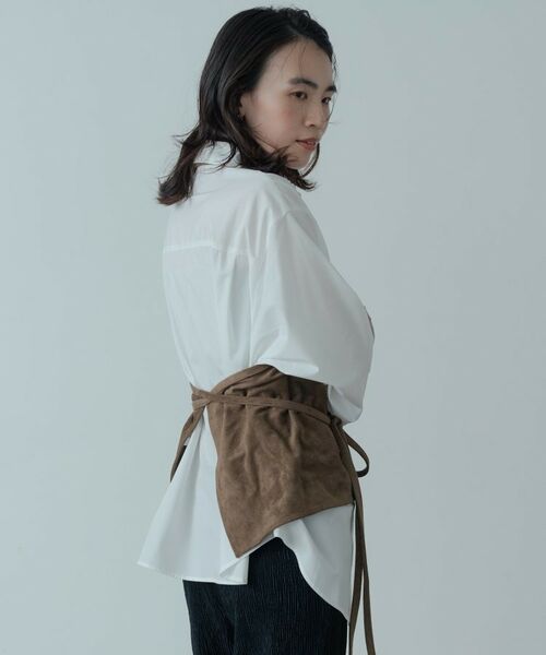 GALLEST / ギャレスト シャツ・ブラウス | スエードライクラップジレ | 詳細6