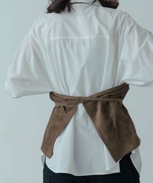 GALLEST / ギャレスト シャツ・ブラウス | スエードライクラップジレ | 詳細7