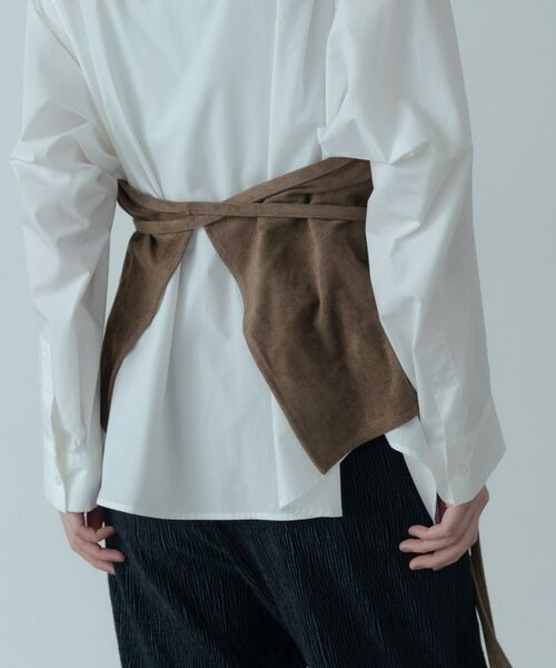 GALLEST / ギャレスト シャツ・ブラウス | スエードライクラップジレ | 詳細9