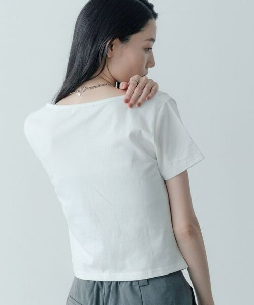 GALLEST / ギャレスト カットソー | ドレープクロップドカットソー | 詳細10
