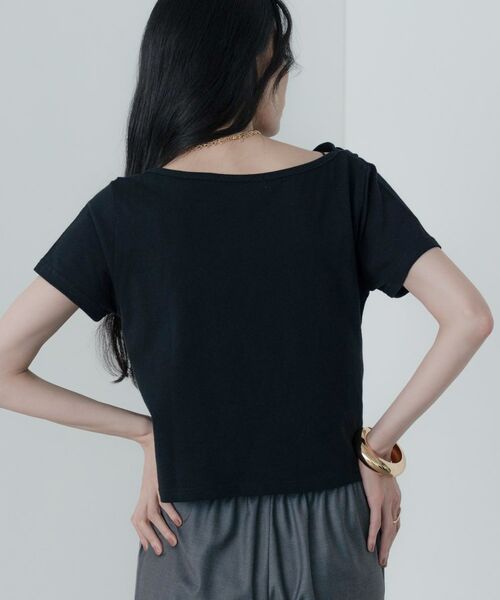 GALLEST / ギャレスト カットソー | ドレープクロップドカットソー | 詳細17